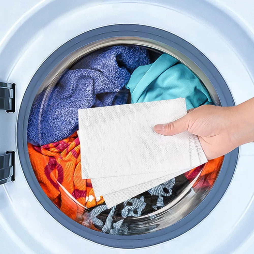 Anti-Dyeing Laundry Tablets Color Absorption Sheet Washing Machine Cleaning Clothing Supplies Anti-Cross Color Laundry Sheets Quake