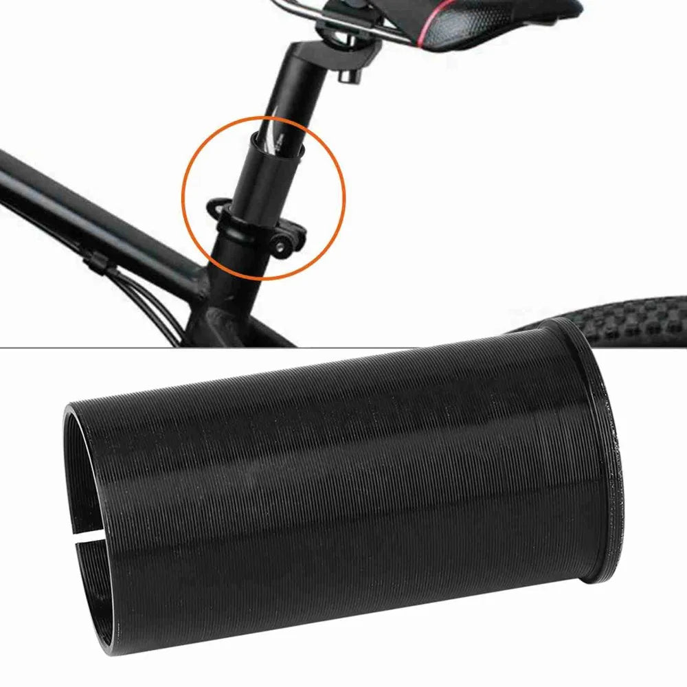 Aluminum Alloy Bike Seatpost Adapter 27.2mm To 28.6/30/30.4/30.8/31.6/33.9mm Black Seatpost Shim Sleeve Easy To Install Quake