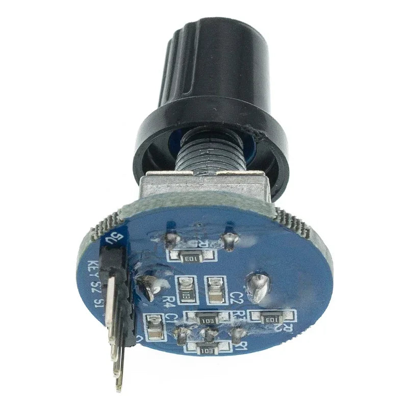 2PCS Rotary Encoder Module Brick Sensor Development Round Audio Rotating Potentiometer Knob Cap EC11 Quake