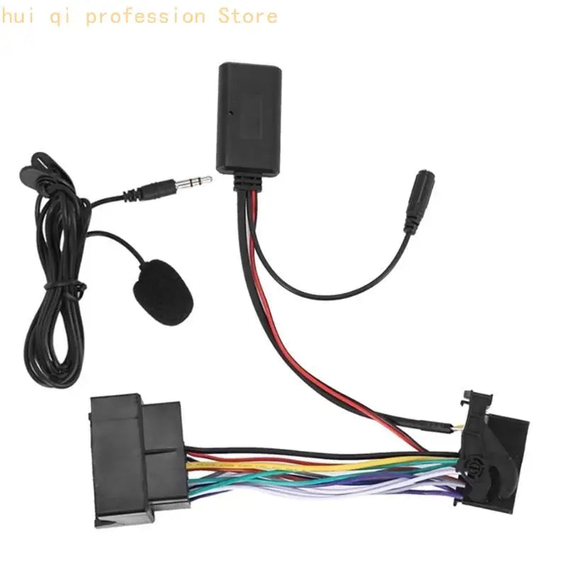 Music Receiver Car Stereo Cable Adapter Microphone for E60 E61 E90 E91 E92 E93 H8WE Quake
