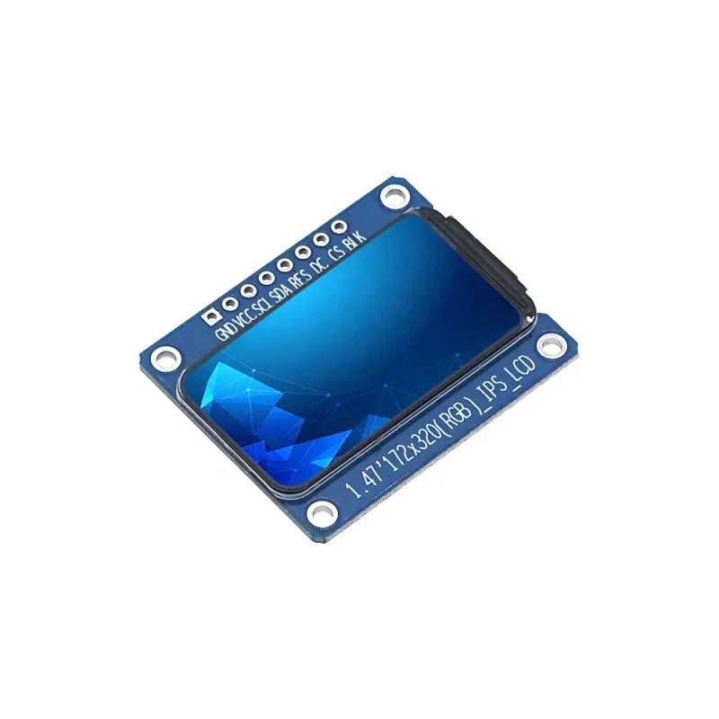 1.47 inch TFT IPS HD Display Screen LCD Module 172*320 SPI Interface ST7789 Driver 172X320 1.1 47; Color LCD; Quake
