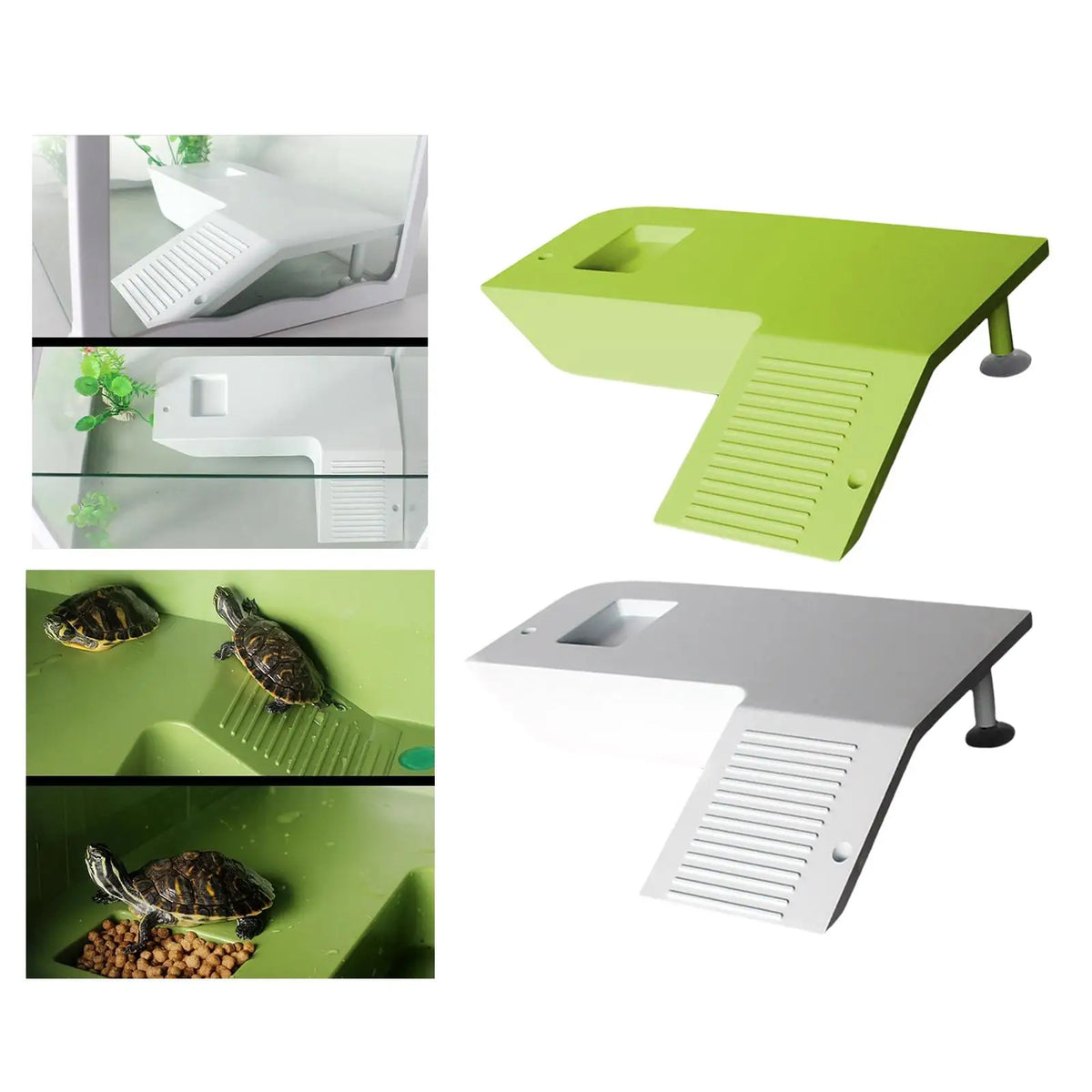 Turtle Basking Platform Turtle Resting Basking Platform, Turtle Ramp for Turtle Tank, for Small Reptile Frog Terrapin Quake