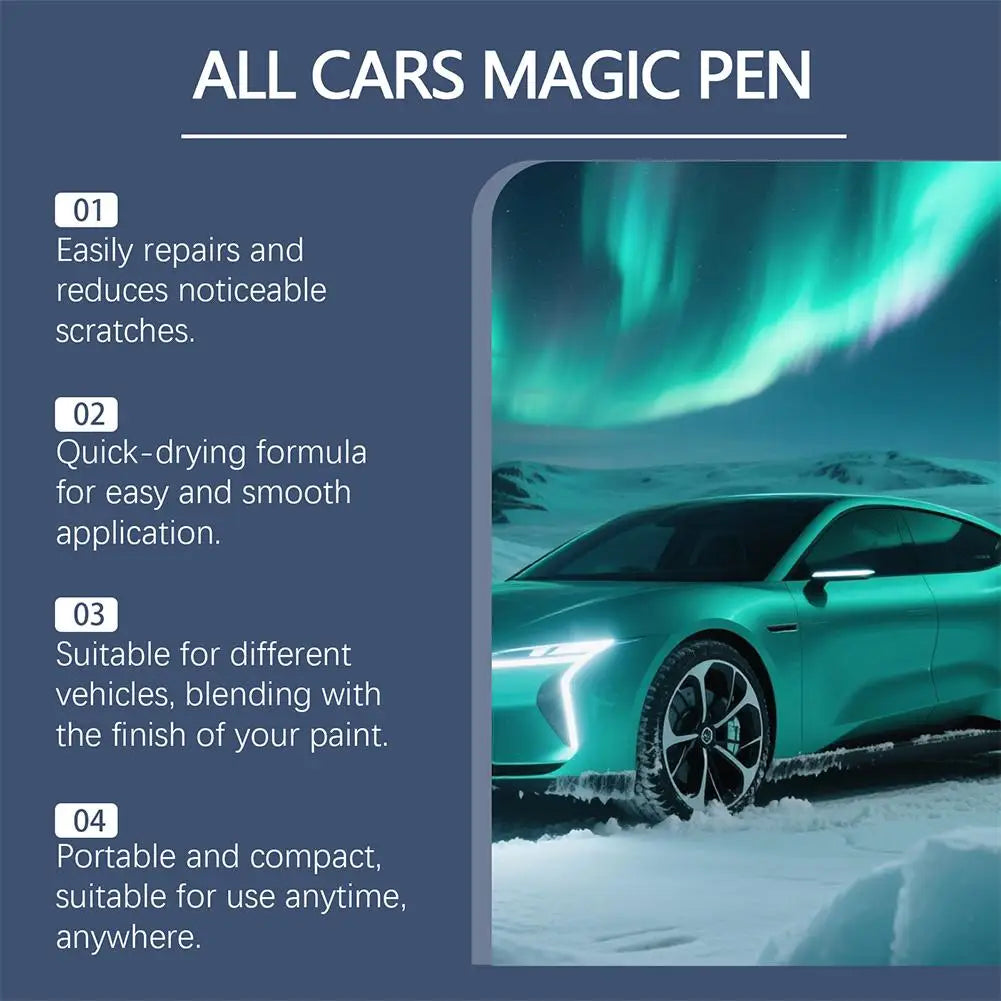 Car Scratch Remover Pen Auto Paint Repair Touch Up Marker Waterproof Scratch Repair Tool For Vehicle Paint Care Maintenance Quake