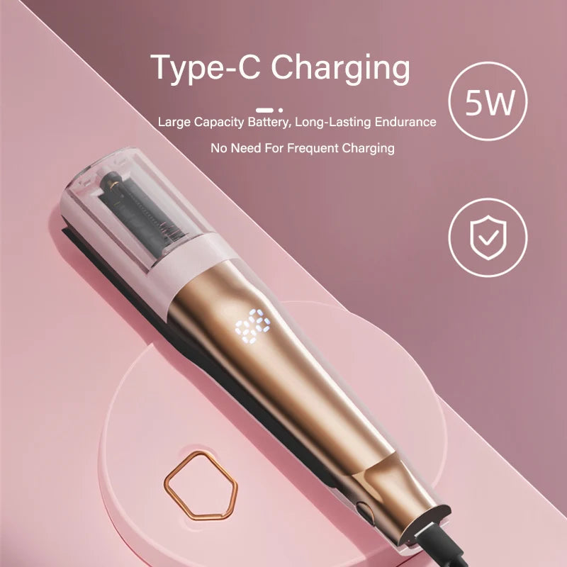 Hair Ends Trimmer Split Remover Dry Damaged Brittle Professional Automatic Trim Split for Women Cordless Hair Cutting Machine Quake