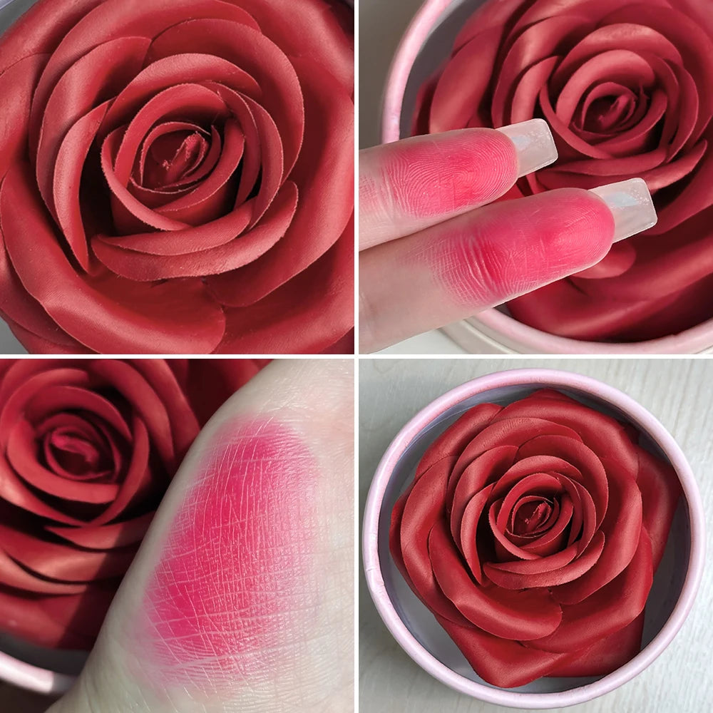 Single Color Matte Petal Blush Palette Highgloss Contouring Cream Contour Makeup Rouge for Women Beauty Cosmetics Makeup Palette Quake