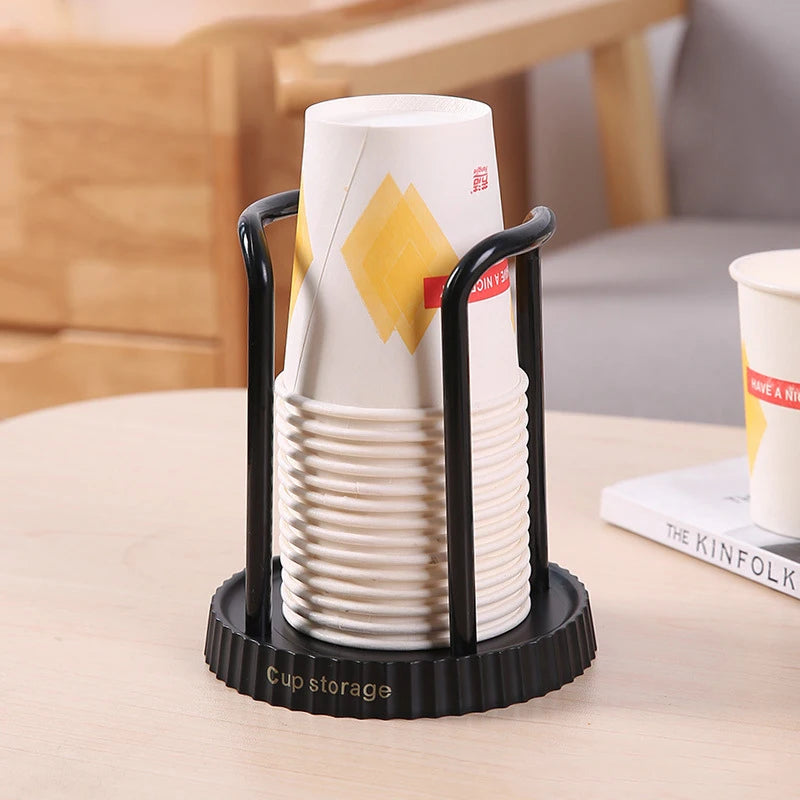 Household Disposable Paper Cup Holder, Desktop Paper Cup Storage Rack, Suitable For Living Room, Dining Room And Other Cup Taker Quake