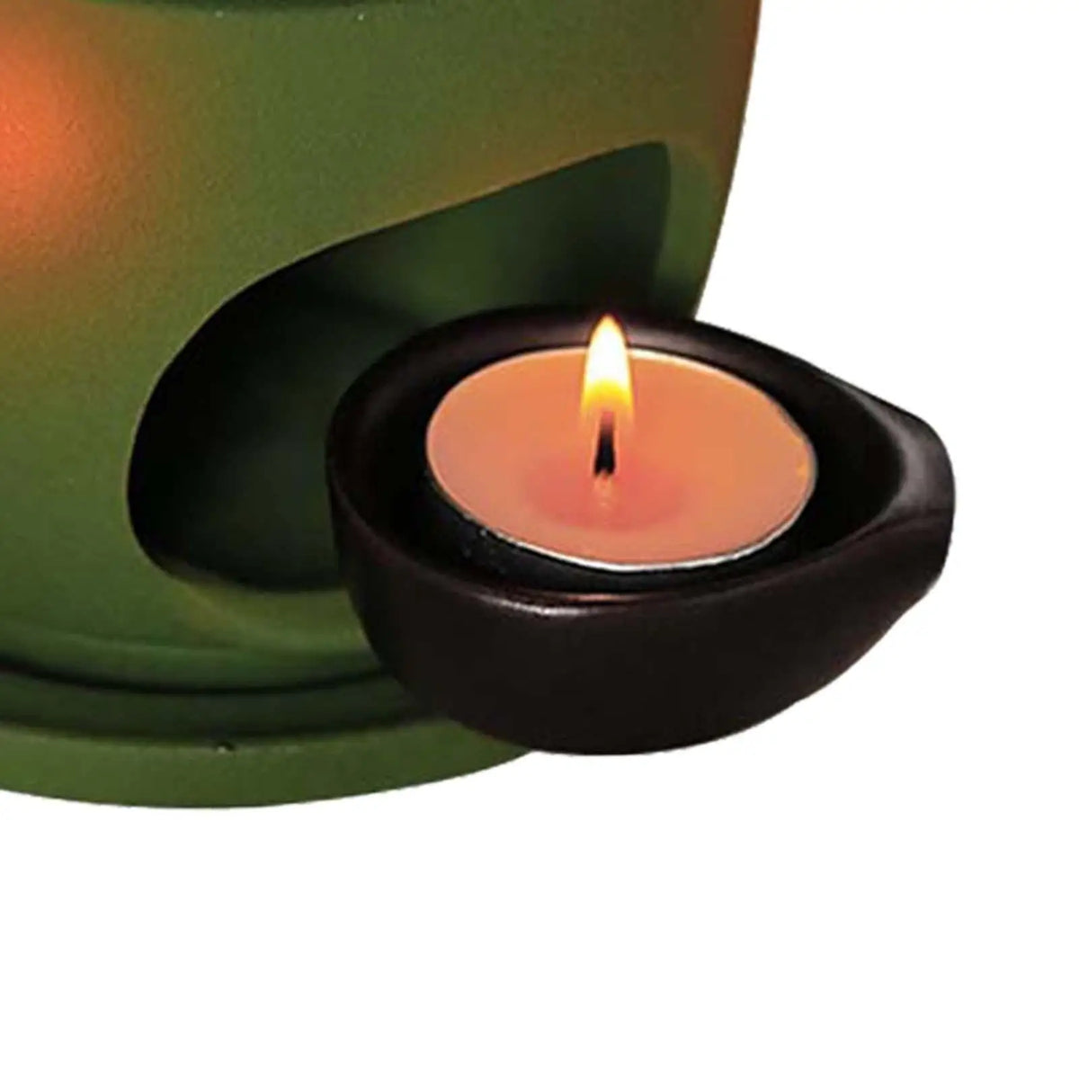 Oil Burner Aroma Oil Warmer Aromatic Lamp Diffuser Tealight Holder Furnace for Living Room Patio Bathroom Bedroom Meditation Quake Default Title