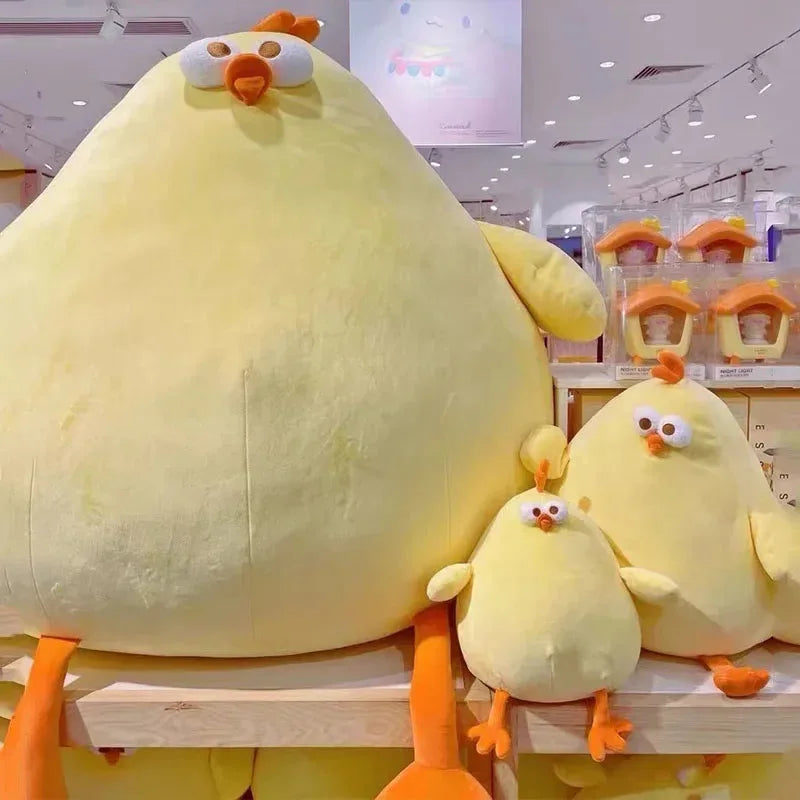 Funny Fat Chicken Dog Toy Soft Plush Simulation Cute Stuffed Animal for Dog Chewing Playing Ideal Festival Gift for Pet Owners Quake