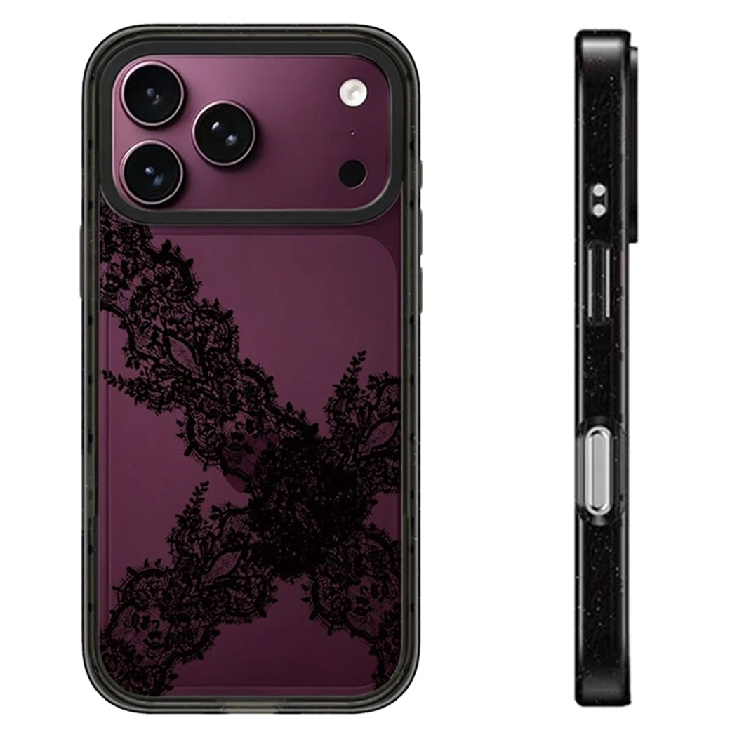 6091738 Impact Black Border Magnetic Case: Compatible with IPhone 18 17 16 15 14 13 Pro Max 18Pro Quake