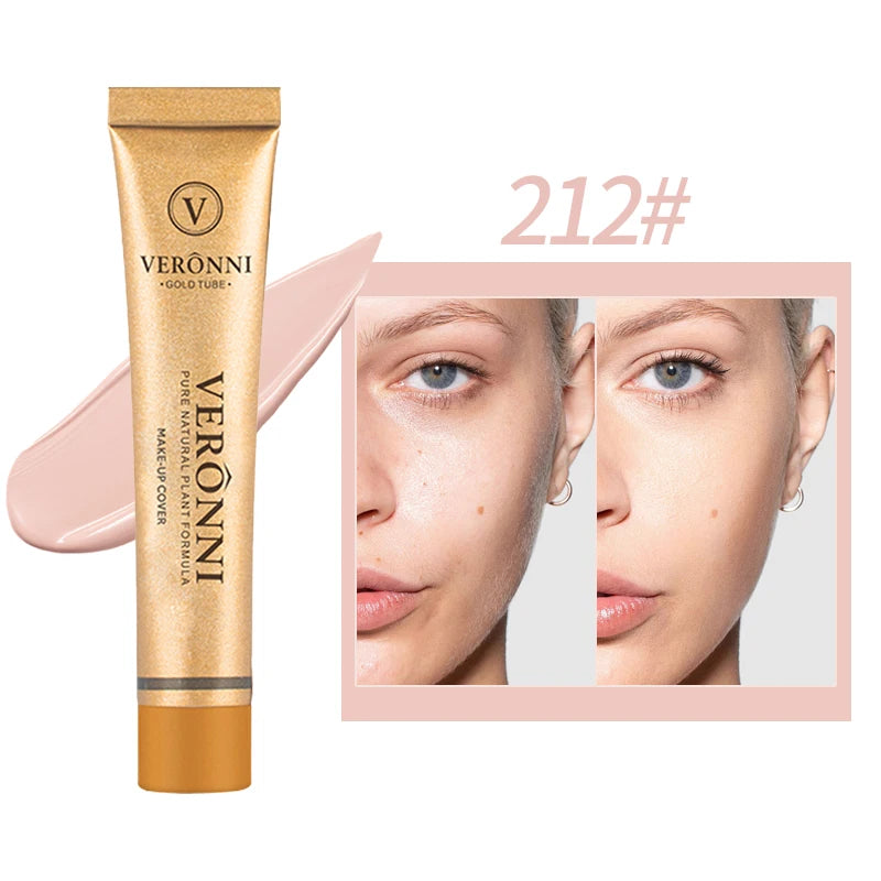 Long-lasting waterproof and sweatproof concealer with natural nude Maquiagem Liquid Concealer Beauty Face Cosmetics Makeup Base Quake 212