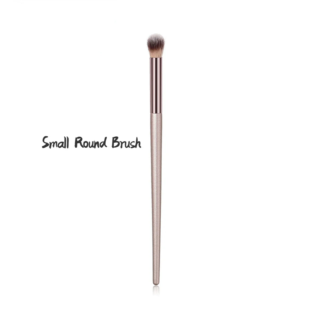 Champagne Colored Makeup Brushes Eye Shadow Eye Dark Circle Concealer Blending Cosmetic Brush Soft Brush for Women Makeup Tools Quake NO.5