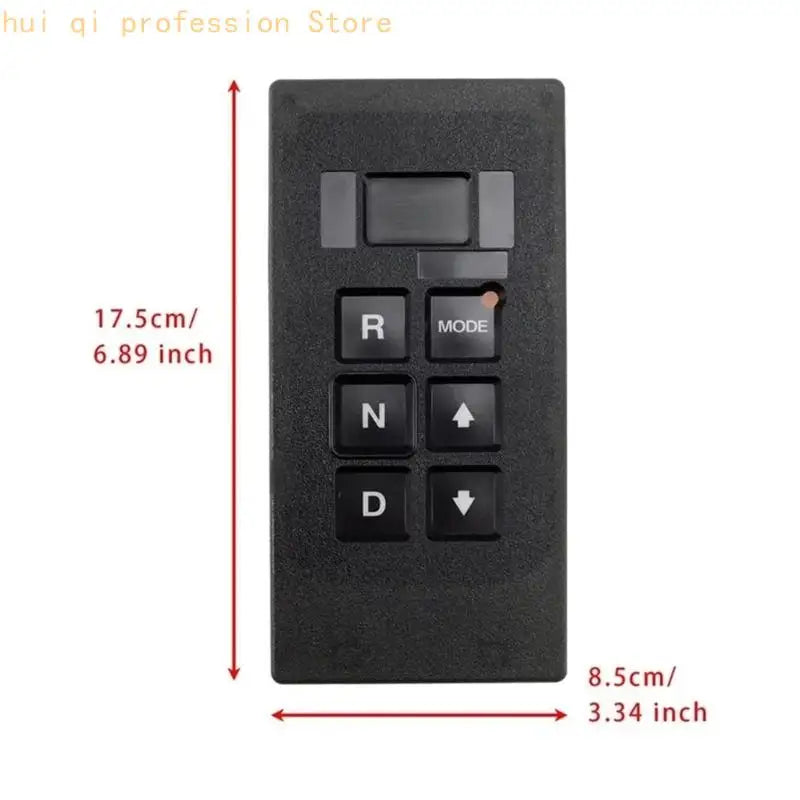 Transmission Selector Pad for Gear Panel Service, Push Button Front Layout, Black Panel Unit, Part Numbers 29551495 H8WE Quake
