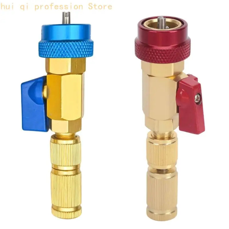 Automotive Air Conditioning Service Tool with Metal Grip Control for R134a Manual Maintenance, Repair Use, and Garage Work H8WE Quake C. CN