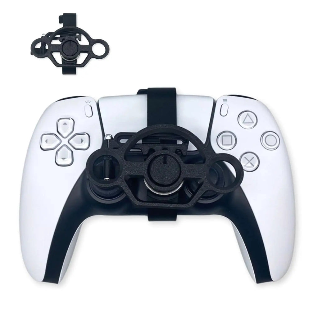 Game Controller Mini Steering Wheel for PS5 Remote Control Accessory for PS5 Racing Games Controller Steering Wheel Attachment Quake