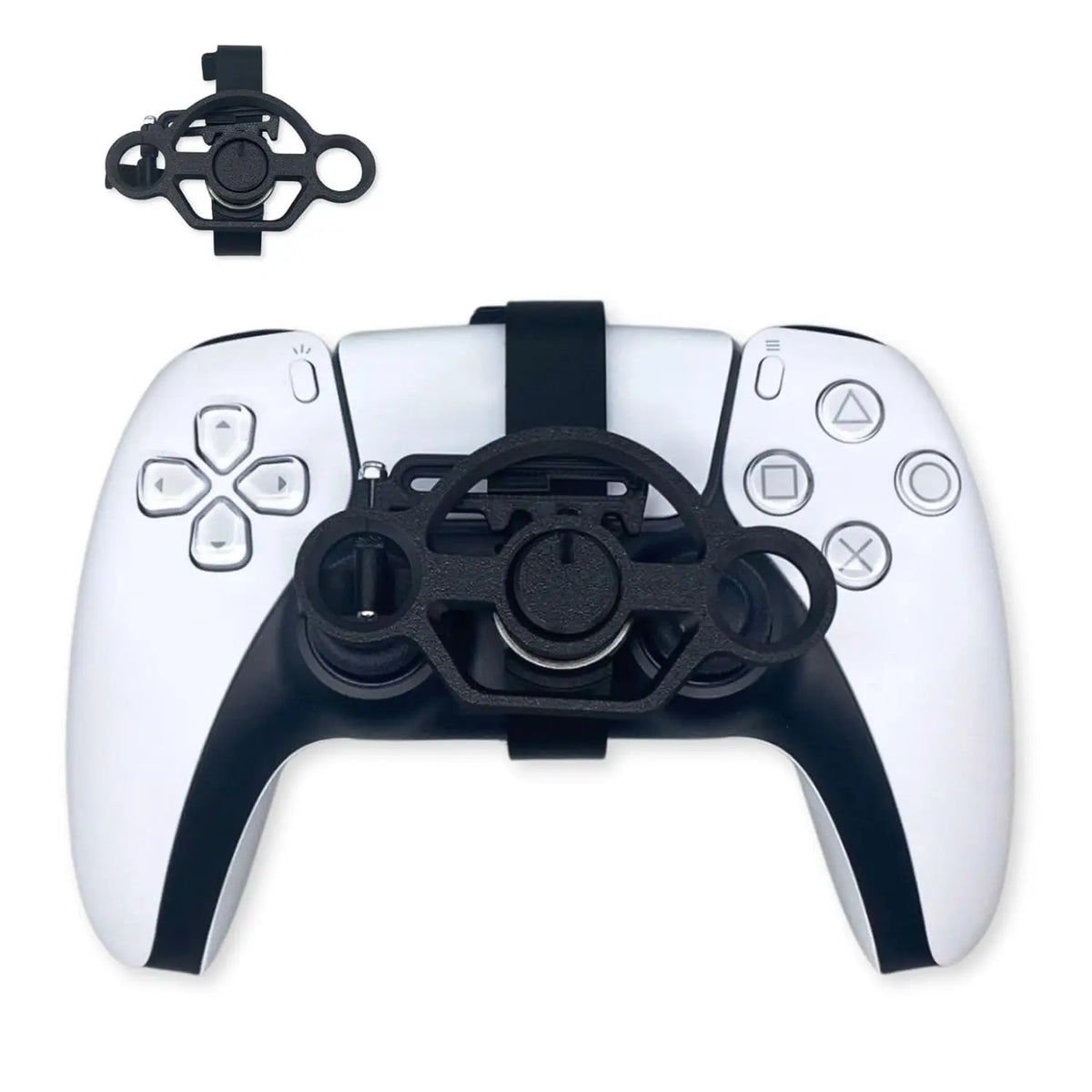 Game Controller Mini Steering Wheel for PS5 Remote Control Accessory for PS5 Racing Games Controller Steering Wheel Attachment Quake