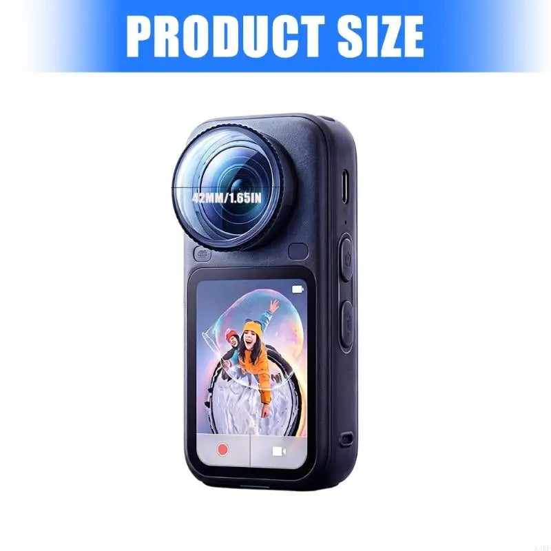 Camera Lens Protector for X6 Front and Rear Lens Cover, On Lens Guard Protections for Clear Travel Carry, K1KF Quake