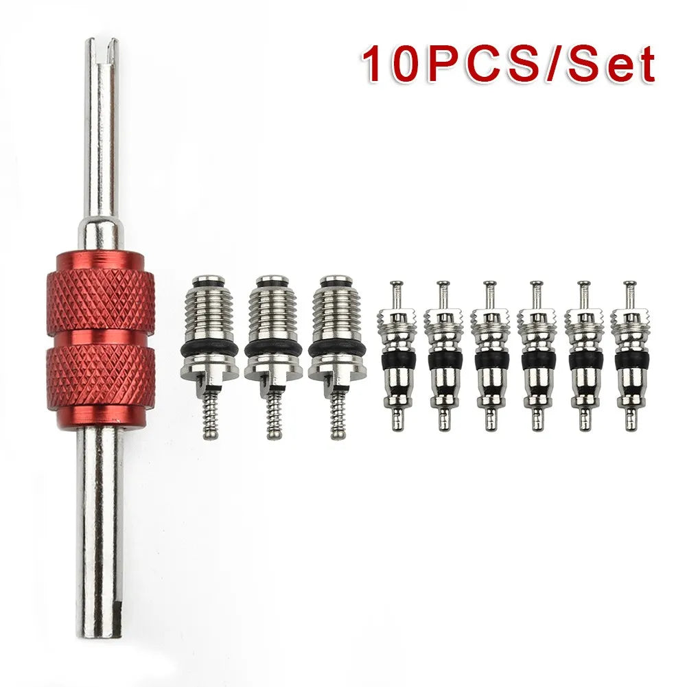 Valve Core Remover Installer Valve Core Remover Installer Tool Kit Remover Tool Installation Kit R134a Auto Repair Quake A