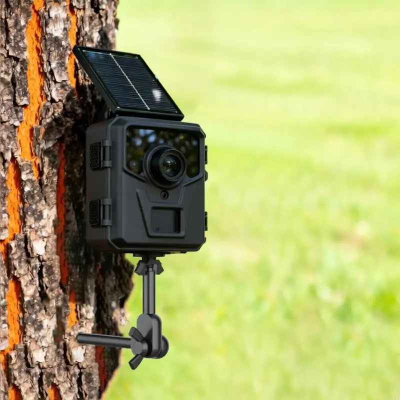 Threaded Screw-In Camera Tree Mount with Adjustable Head and 1/4-20 Mounting Point for Aiming Compatible Cameras Outdoors K1KF Quake