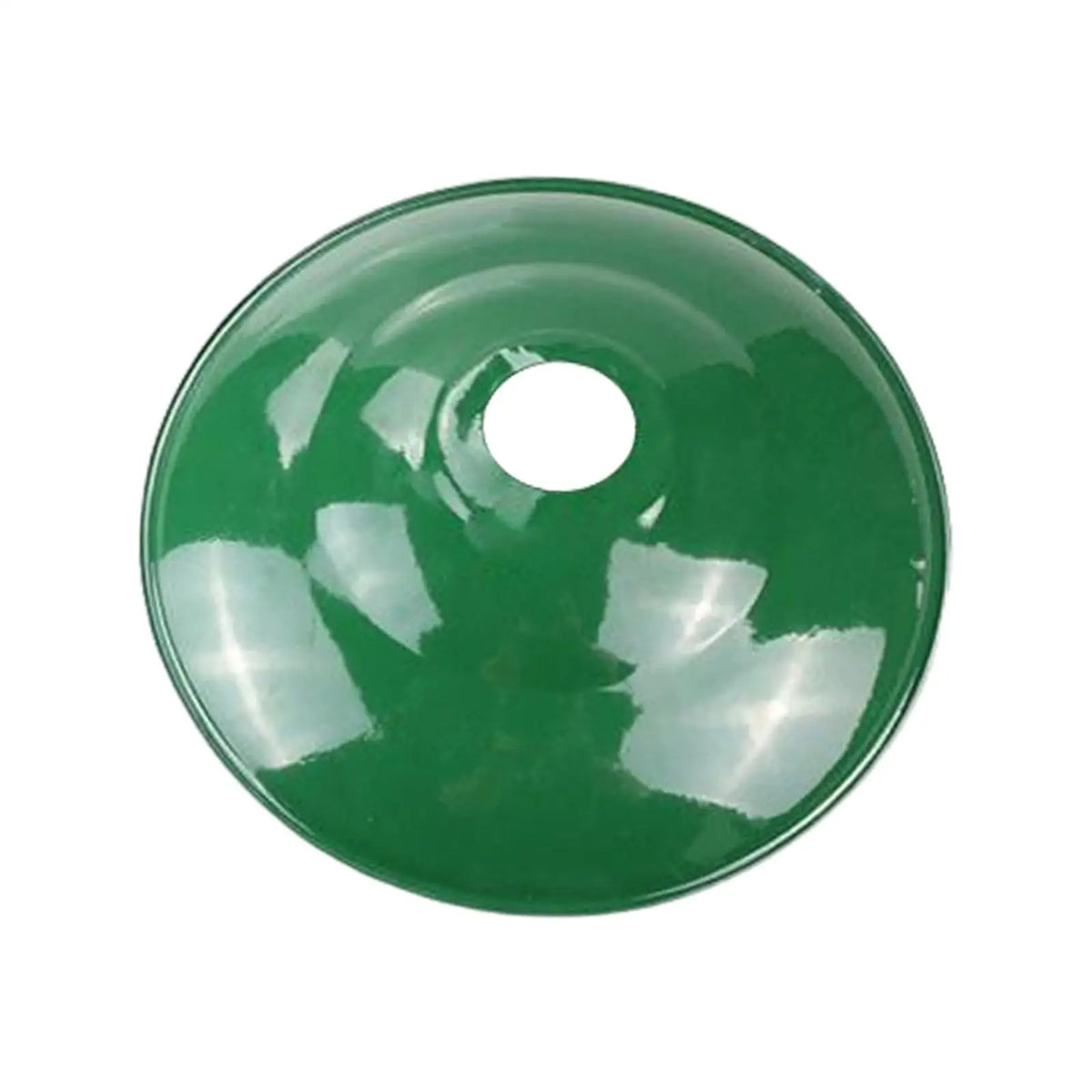 Enamel Ceiling Lamp Cover, Green Replacement Lamp Protector, Versatile And Quake Default Title