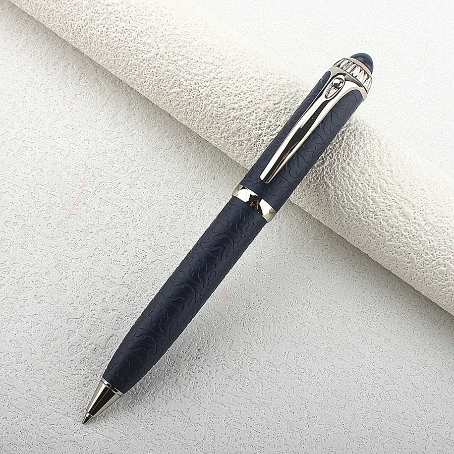 Wholesale Luxury Engraved Metal Ballpoint Pen Business Signature Roller Ball Pen Sleeve For Corporate Gift Quake
