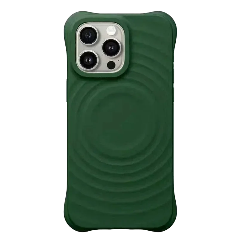 608231 Wave Magnetic Phone Cover for IPhone 13 14 15 16 17 18 Pro Max Case for IPhone 18Pro Quake