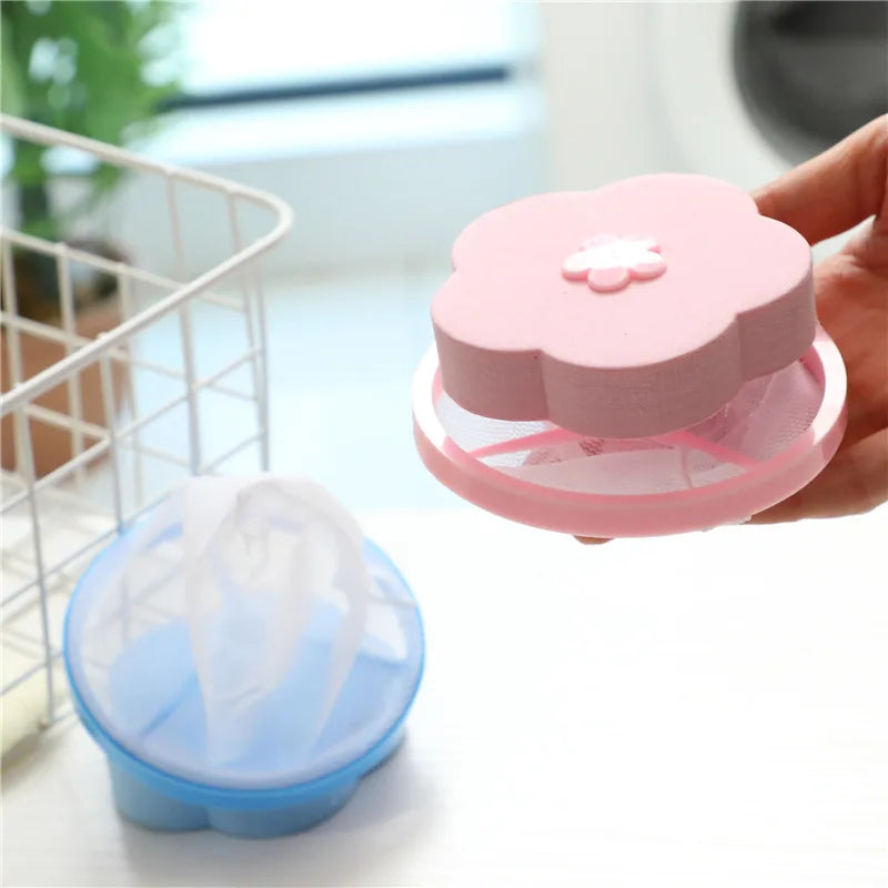 Washing Machine Floating Filter Bag Lint Filter Lint Remover Stain Remover Laundry Balls Wash Balls Plum Shaped Laundry Balls Quake