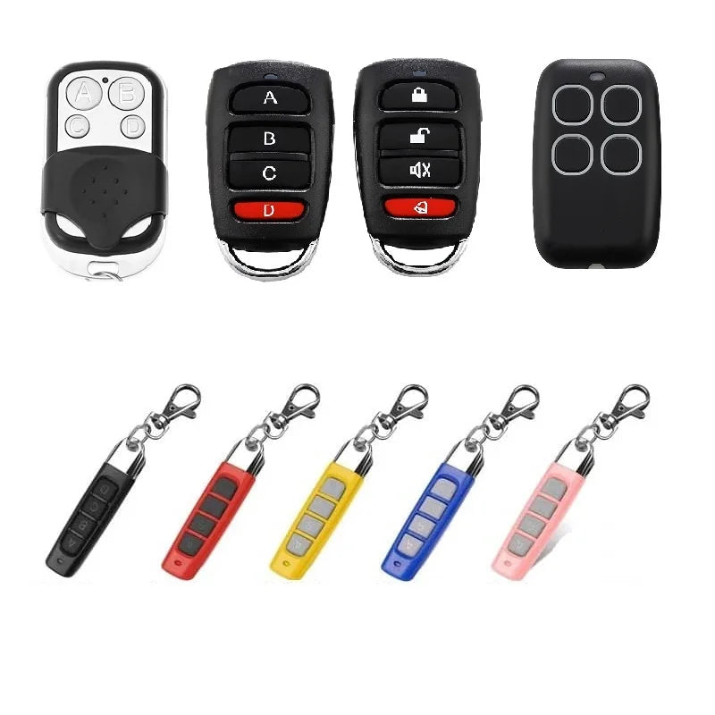 10PCS 40PCS Universal Garage Door Opener Remote Control 433MHZ Clone Learning Rolling Code Duplicator For Gate Garage Door Quake