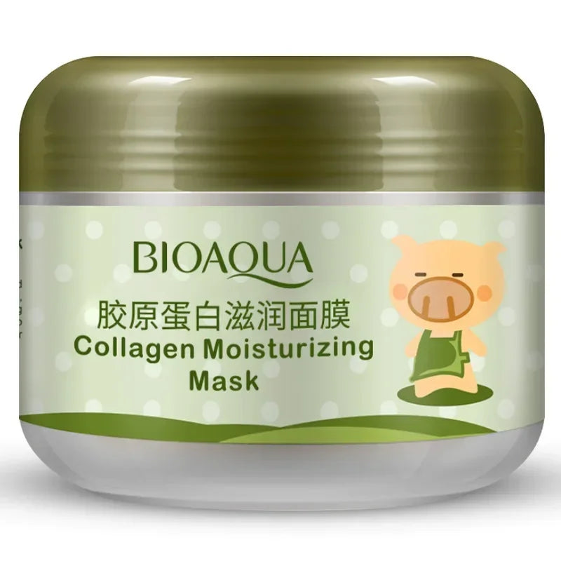 BIOAQUA Carbonated Bubble Cleaning Facial Mask Face Care Blackhead Remove Whitening Moisturizing Acne Treatment Face Mud Mask Quake Collagen