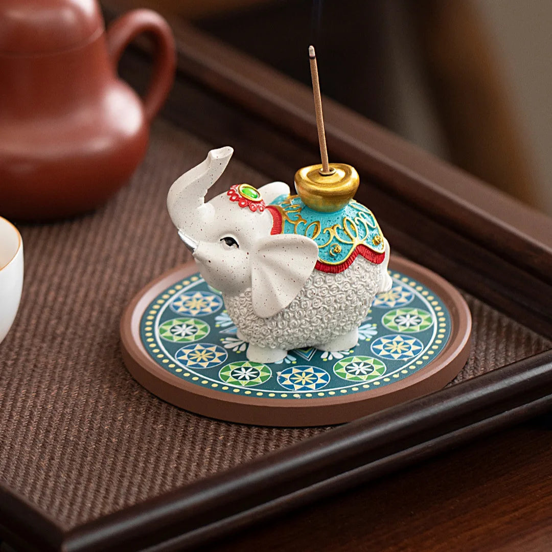 Auspicious Incense Holder Ornament for Home Indoor Incense Tea Table Tea Ceremony Incense Chinese Tea Table Aromatherapy Quake