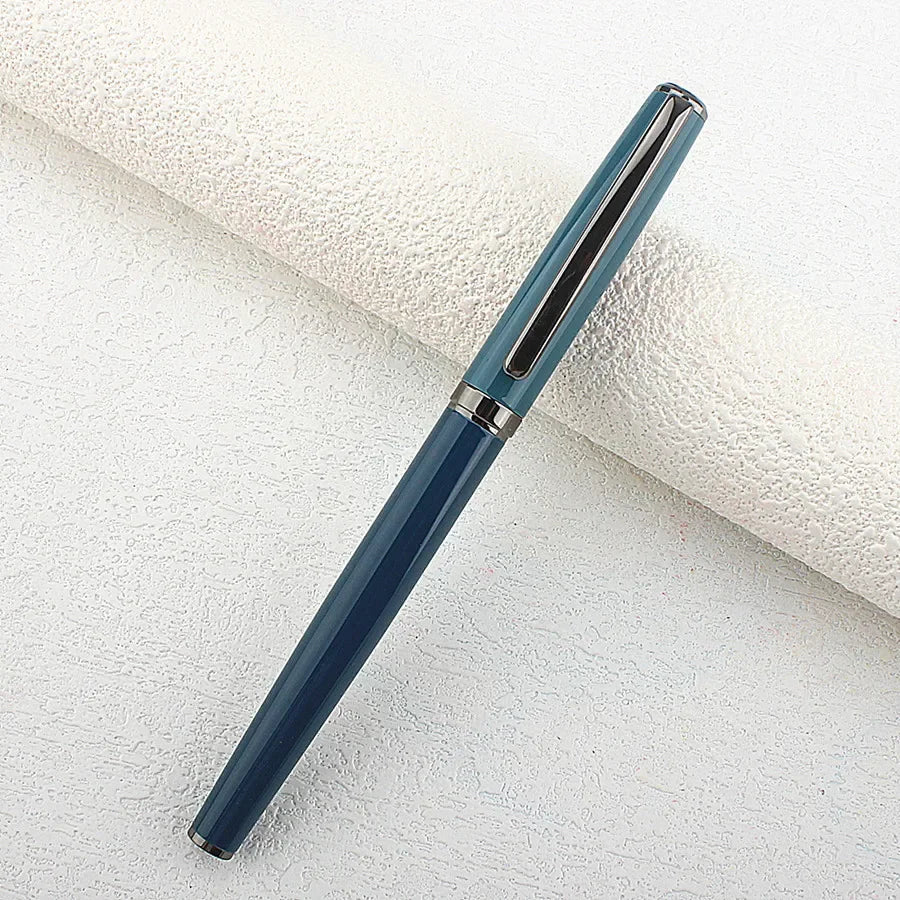 5016 Morandi Green Metal Fountain Pen Extra Fine / Fine Nib 0.38 mm Elegant Excellent Business Office Pen Quake