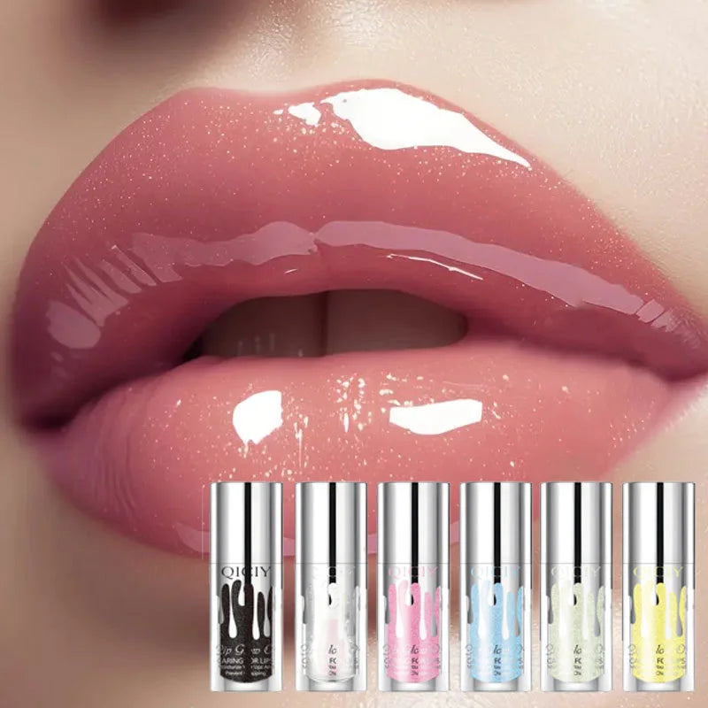 Pearlescent Color-Changing Lip Gloss,Natural Shining EffectLong-Lasting Moisturizing and Hydrating Lip Plumping Mirror Lip Glaze Quake