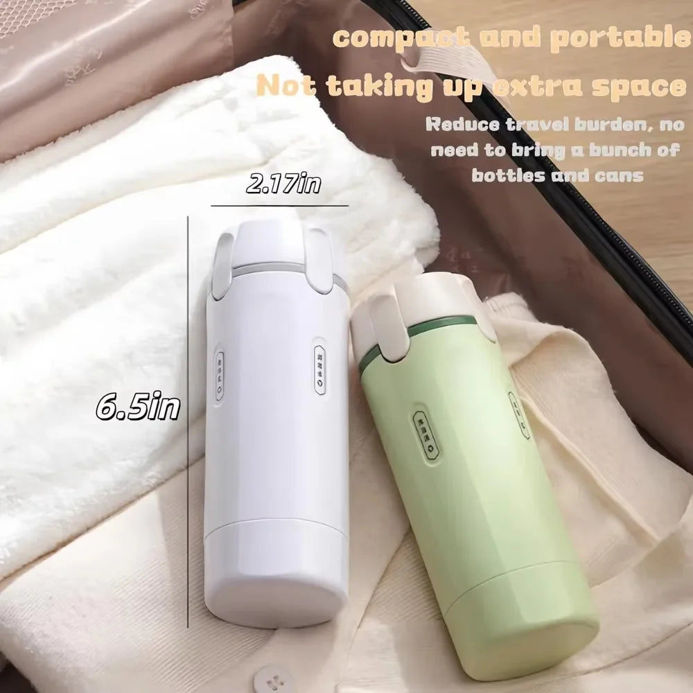 4-in-1 Travel Refillable Bottles, Portable Toiletries and Cosmetics Containers for Shampoo, Body Wash, Travel Storage Bottles Quake