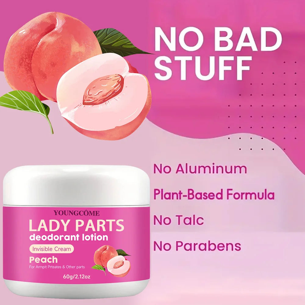 Women's Peach Vanilla Deodorant Lotion Ambiguous Atmosphere Long Lasting Fragrance Skin Care Multiple Fruits Perfume Exciting Quake