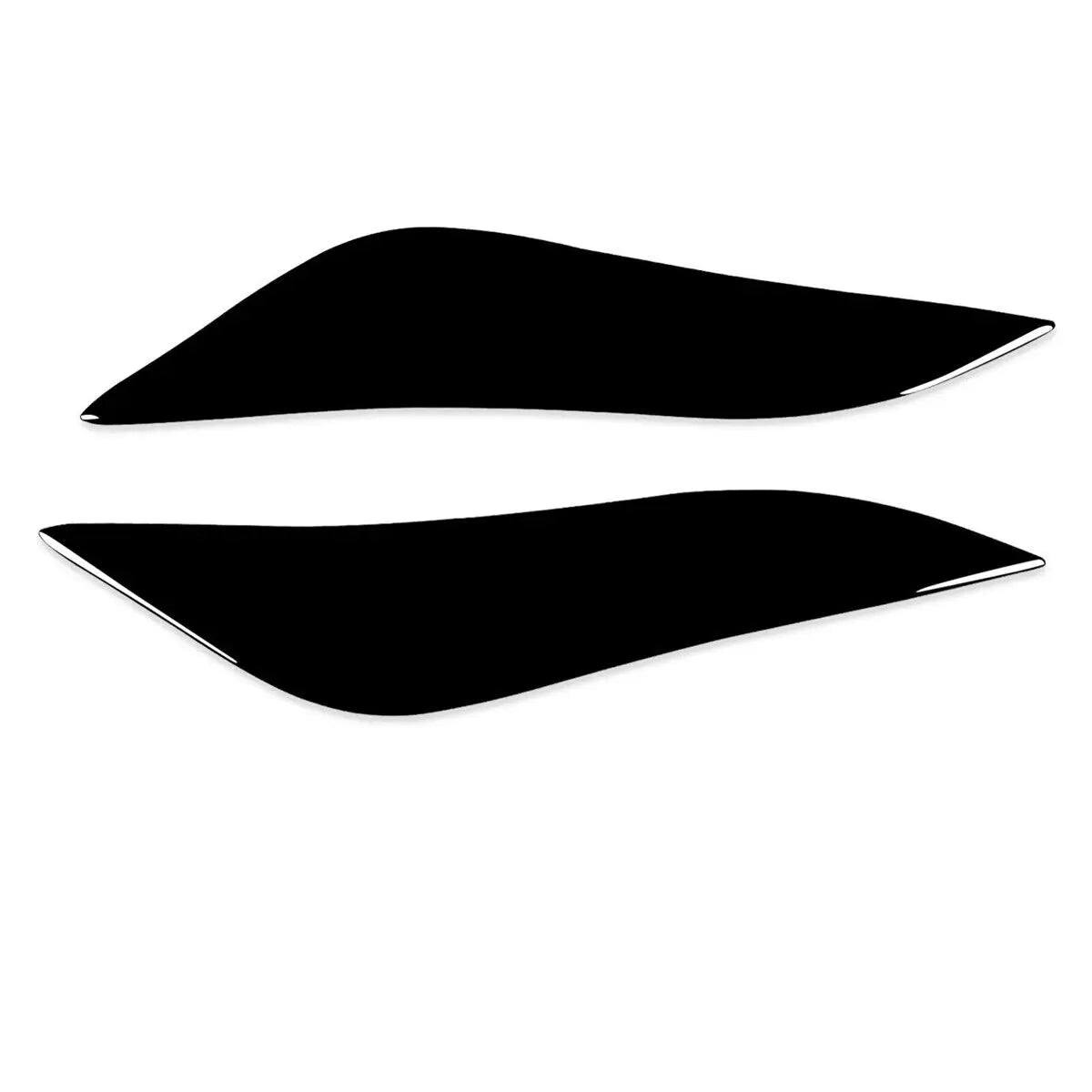 For Toyota Corolla 2008 2009 2010 2011 Auto Car Headlight Trim Lamp Eyebrow Eyelids Cover Stickers Gloss Black Decoration Parts Quake