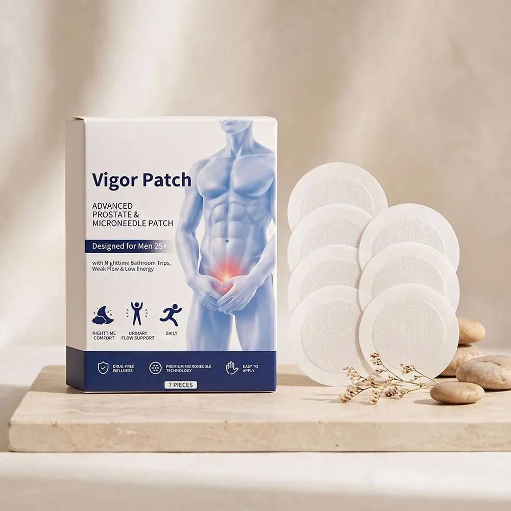 Herbal Microneedle Patch for Men Daily Wellness Body Care Patch Gentle Moisturizing Breathable Skin Friendly Quake