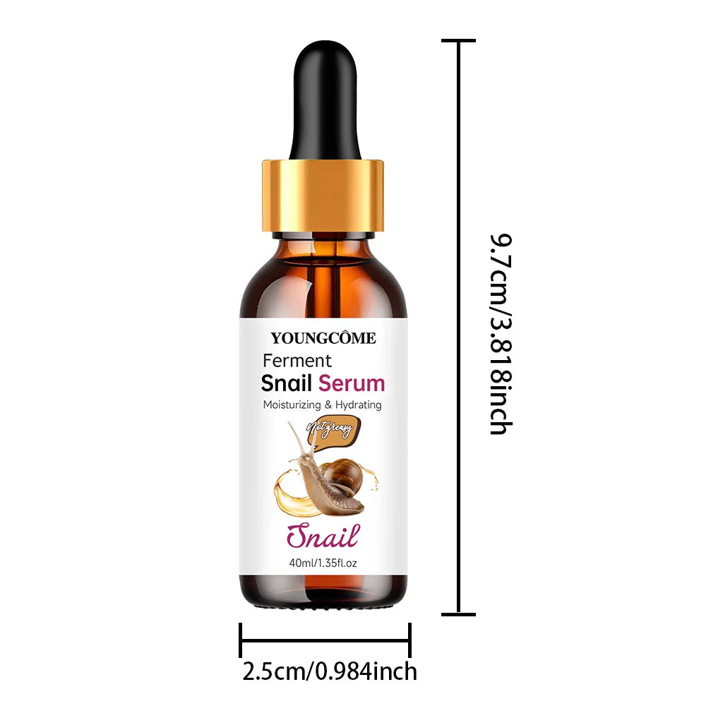 Snail Collagen Face Serum Facial Skin Care Anti-aging Wrinkle Moisturizing Whitening Firming Skin Essence Shrink Pores Korean Quake 40ML