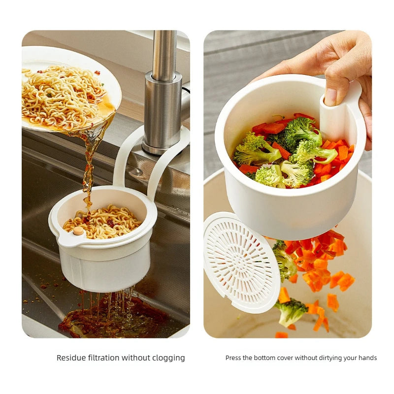 Multifunctional Hanging Kitchen Sink Strainer Drainage Filter Basket for Washing Vegetables and Collecting Food Residues Quake