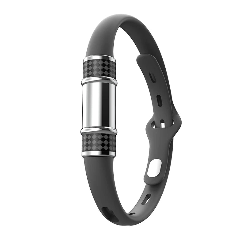 Antistatic Band Wrist Strap Winter Safe Anti-static Bracelet Electrostatic Remover Key Ring Elimination Vehicle Supplies Quake Black