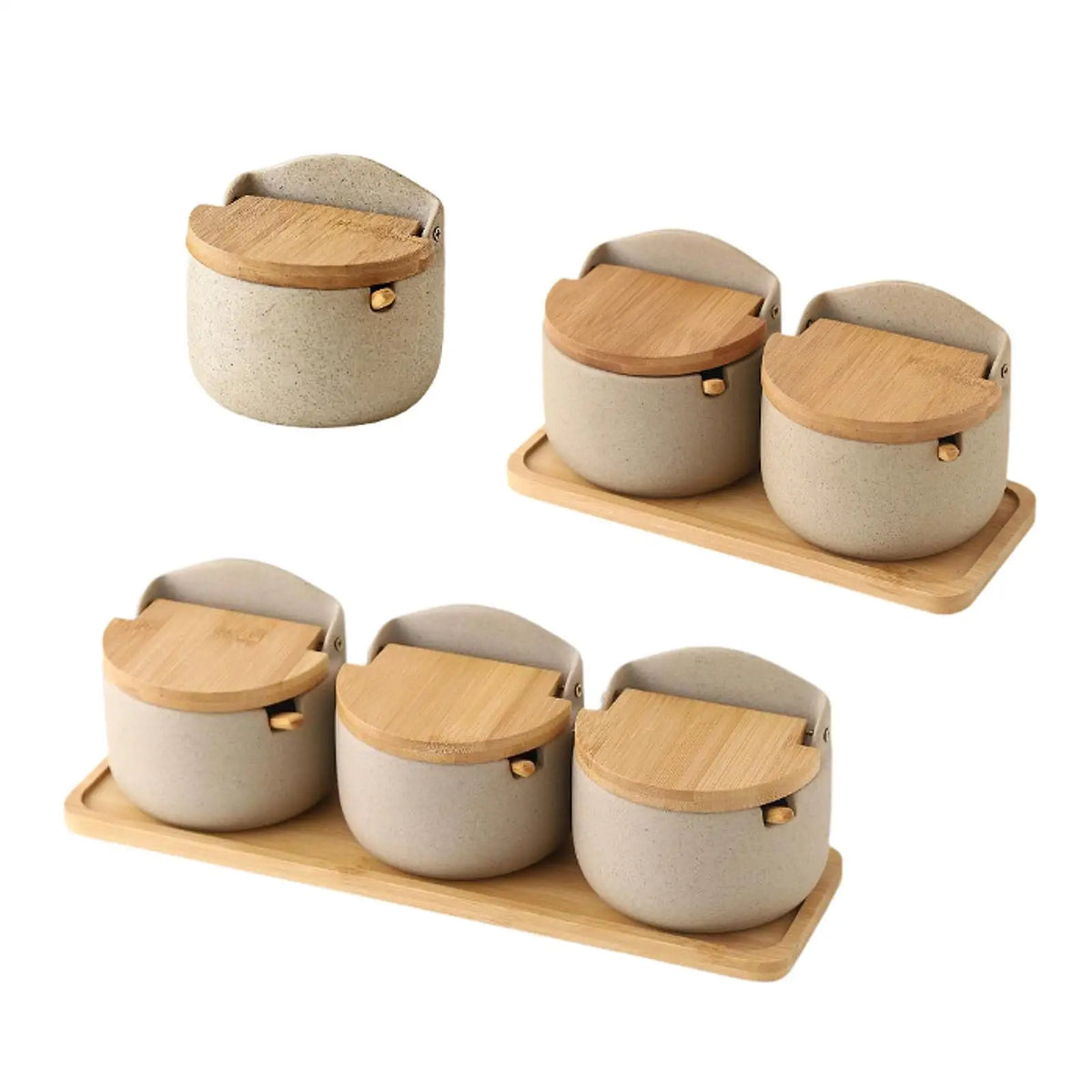 Porcelain Sugar Bowl Condiment Jar Container Sugar Holder Condiment Pot Ceramics Storage Jars for Restaurant Quake