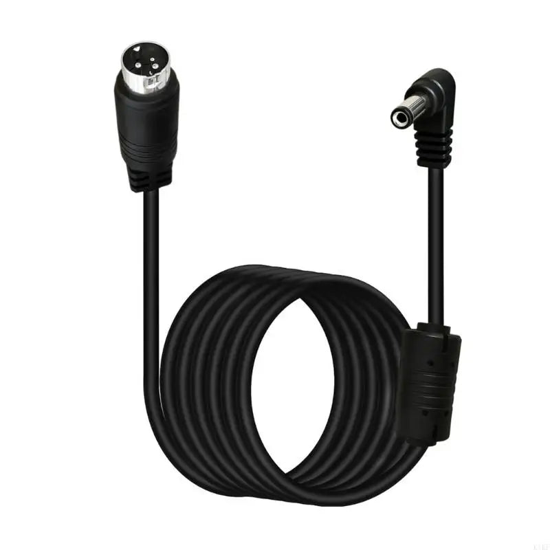 Quality DIN 3Pin To DC5.5X2.1Mm Power Adapter Cable For Professional Consistent Current Transmission Use Power Supplies K1KF Quake 1m CN