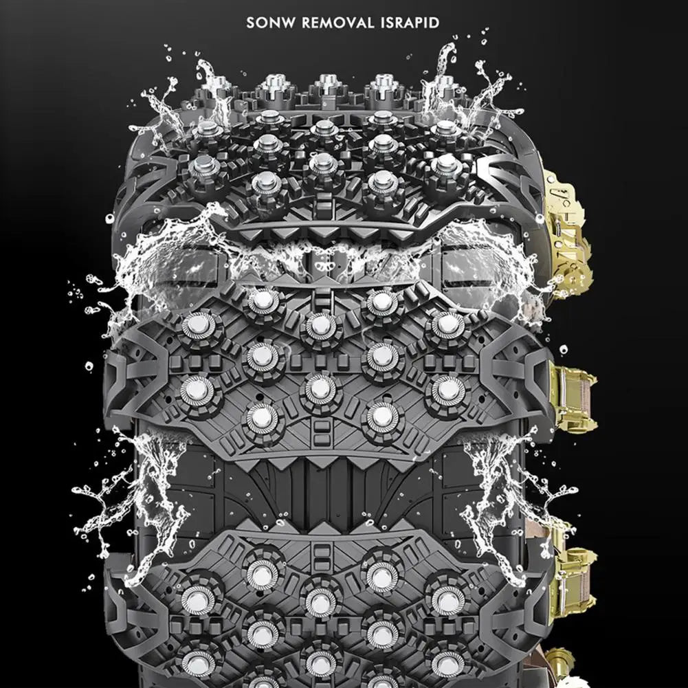 All weather Tire Chains Durable Car Tire Chains with Quick Fit Installation for Anti skid High Hardness for Easy Quake