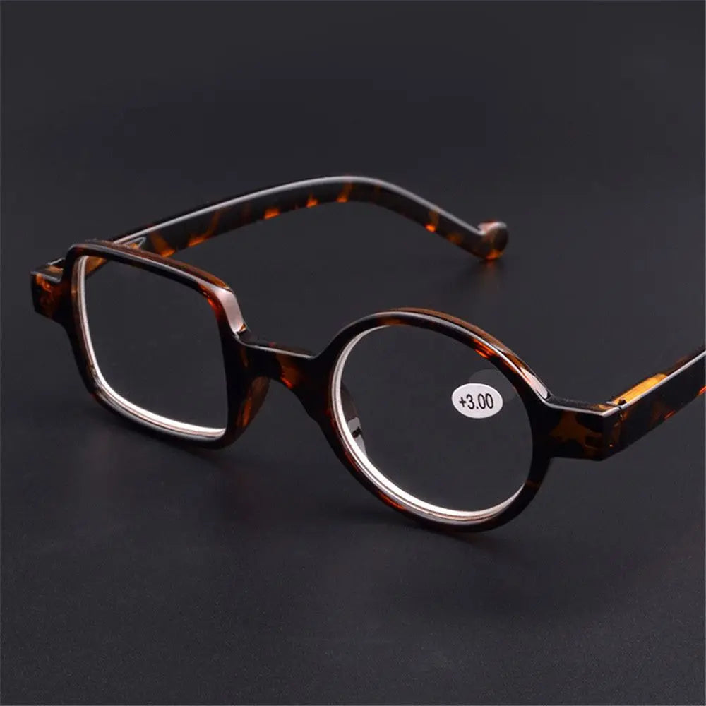 Irregular Square Round Frame Reading Glasses Men Women High-definition Lens Presbyopia Eyewear Fashion Design Readers Glasses Quake