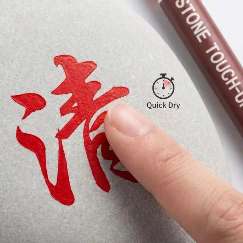 Outdoor Stone Monument Paint Pen Waterproof Sunproof Paint Marker For Drawing Coloring On Gravestones And Tombstone K1KF Quake