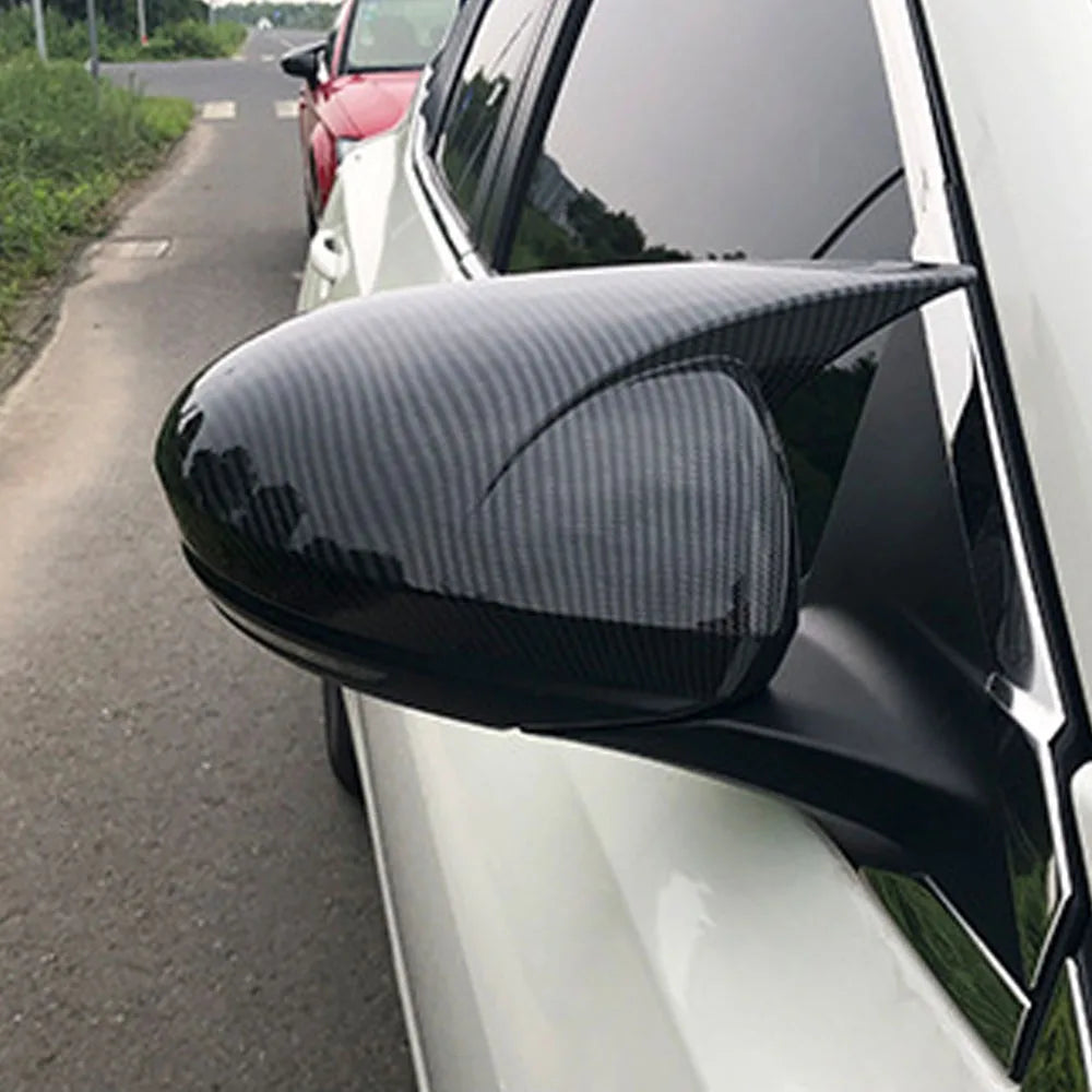 For NISSAN Altima 2019-2023 Sentra/Sylphy 2020-2023 Mirror Cover Rearview Side Mirror Cover Wing Cap Exterior Rear View Trim Quake Carbon