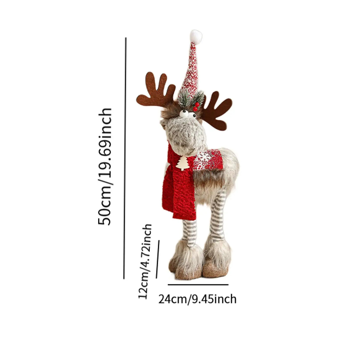 Reindeer Statue Crafts Christmas Sculpture for Bedroom Living Room Hallway Quake