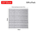 50Pcs/Pack Ice Cold Warm Aluminum Foil Bag Delivery Carrier Food Thermal Insulation Bag Drink Storage Packing Cooler Bag Quake 50Pcs 35x35cm