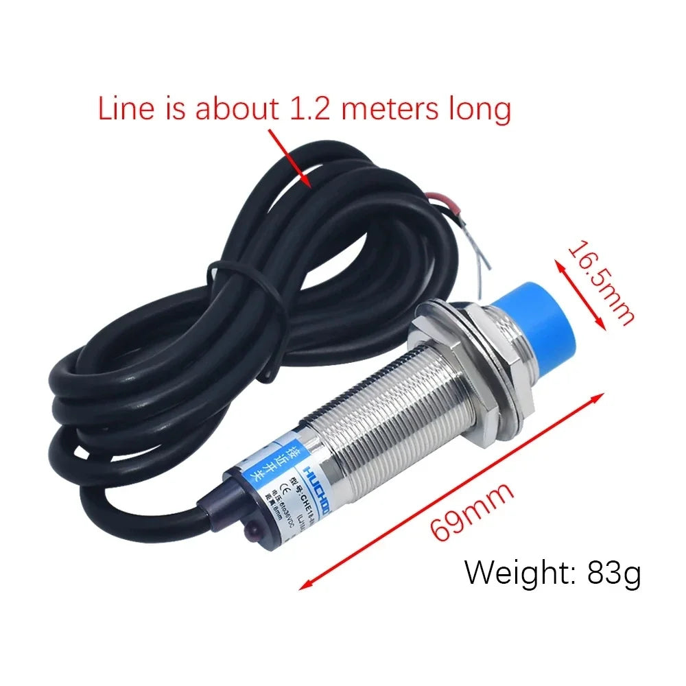 M18 8mm Sensing DC 5V Inductive Proximity Sensor Switch NPN NO LJ18A3-8-Z/BX-5V Work Voltage 5VDC Special for MCU Quake