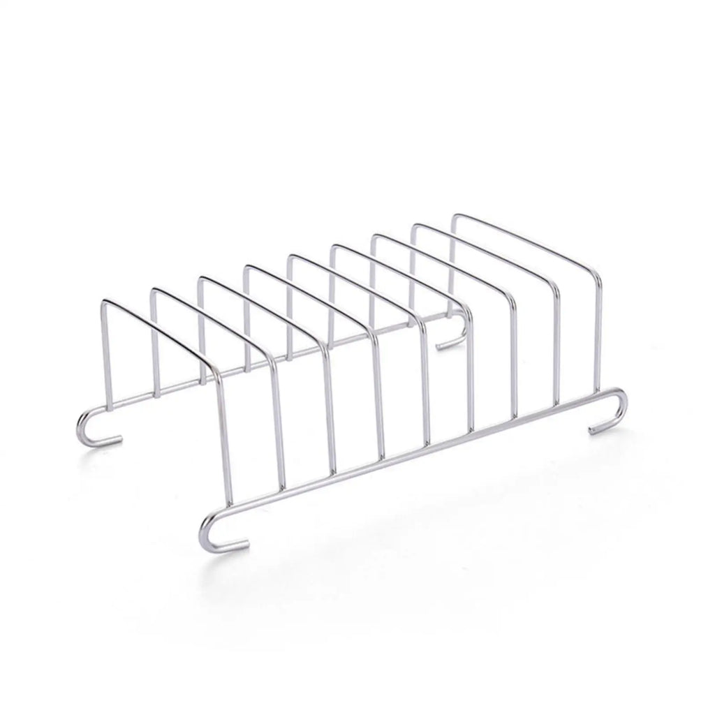 Toaster Rack Stainless Steel Bread Slices Holder Open Wire Design Kitchen Baking Rack for Air Fryer Toaster Oven Cooking Quake