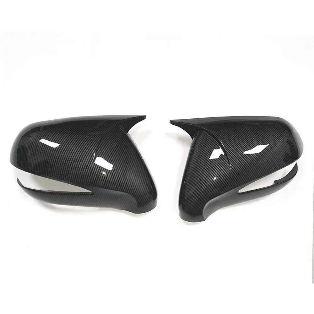 LHD For Lexus RX RX270 RX350 RX450 2009-2014 Car Sicker Rearview Side Mirror Cover Wing Cap Exterior Rear View Case Trim Carbon Quake Carbon