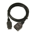 Extension Cord Cable For Sega Genesis 2/3 Controller by Mars Devices Quake black